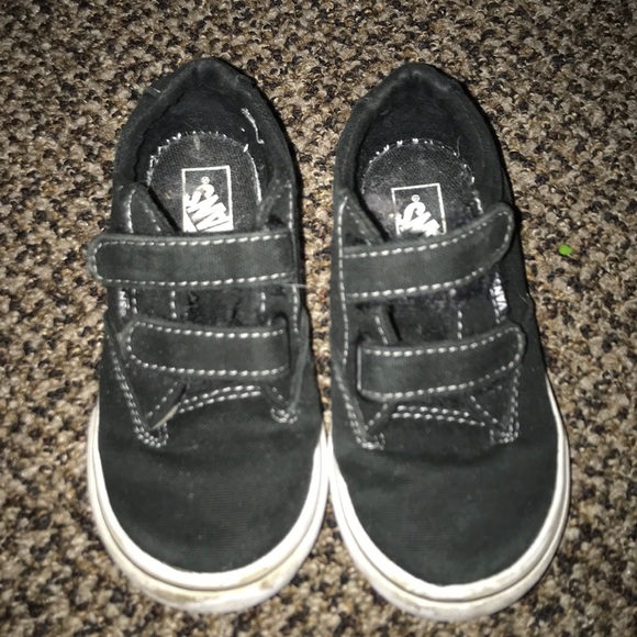 boys black velcro vans boys black velcro vans